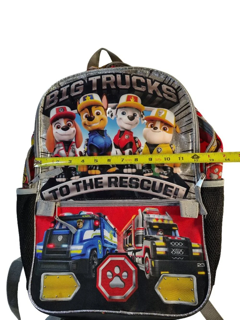 Boy's Medium Multicolored Paw Patrol Brand Themed Backpack